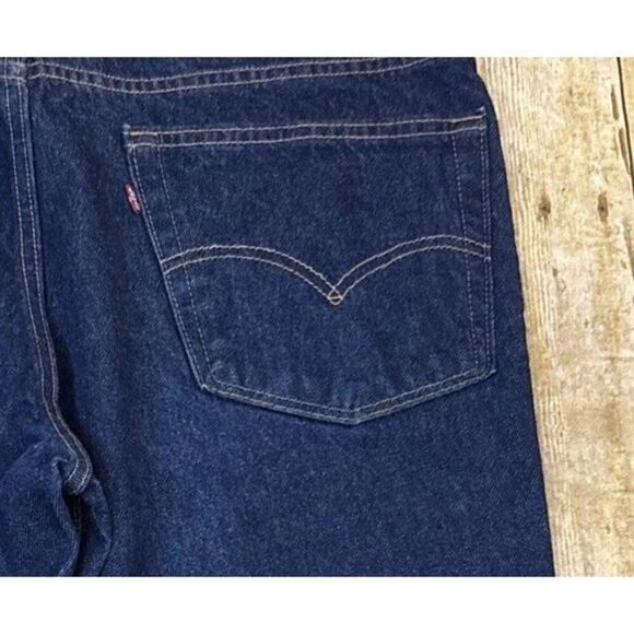 Levis 517 Red Tab Jeans Made In USA Vintage Regular Fit Straight Leg 40X32 38X33 - Picture 5 of 10